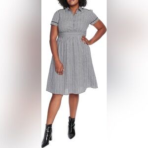 Court & Rowe Gingham Shirtdress, Size 12